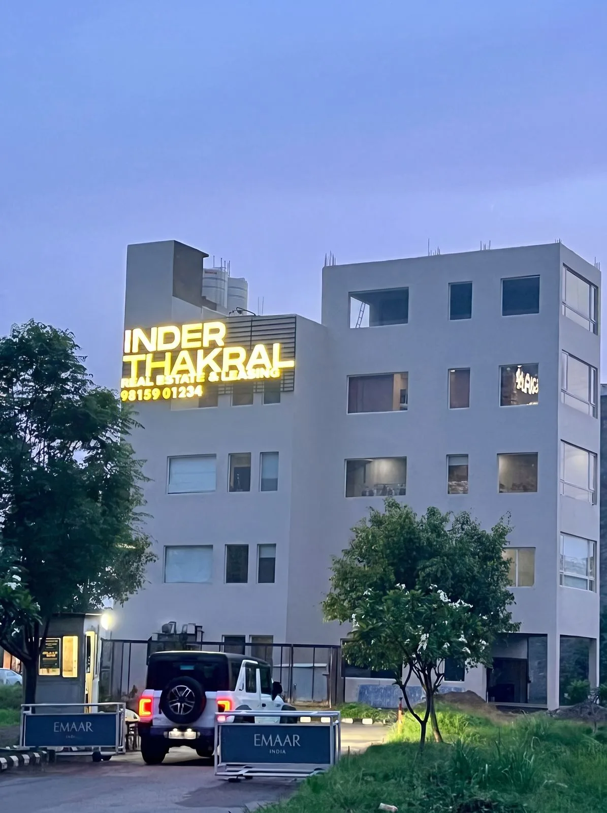 Inder Thakral Property Consultants office building — SCO 124, Thakral Towers, Sector 108, Emaar, Landran Banur Road, Mohali - 140306